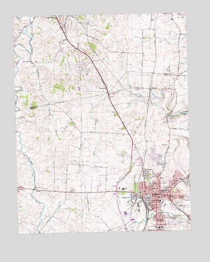 Danville, KY USGS Topographic Map