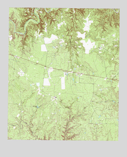 Dark Canyon, TX USGS Topographic Map