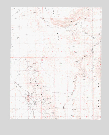 Darwin, CA USGS Topographic Map