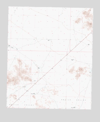 Date Creek Ranch SE, AZ USGS Topographic Map