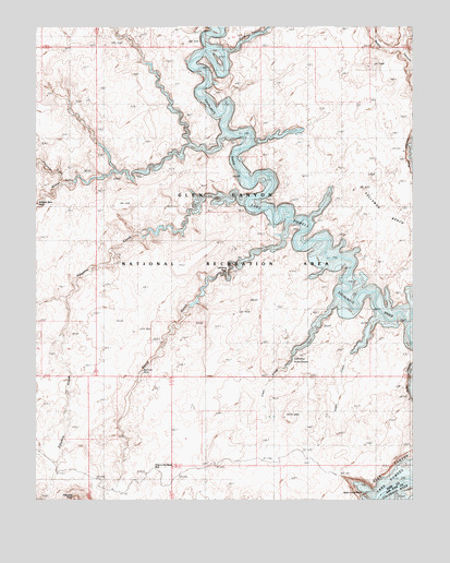 Davis Gulch, UT USGS Topographic Map