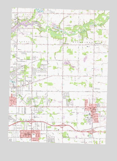 Davison, MI USGS Topographic Map