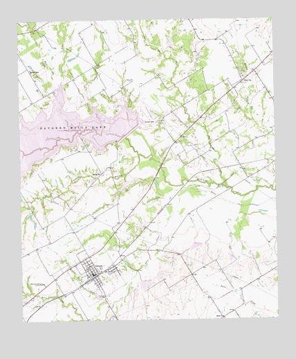 Dawson, TX USGS Topographic Map
