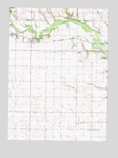 Dawson, IA USGS Topographic Map