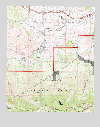 Acton, CA USGS Topographic Map