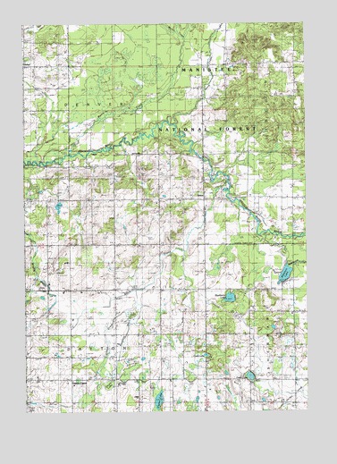 Dayton Center, MI USGS Topographic Map