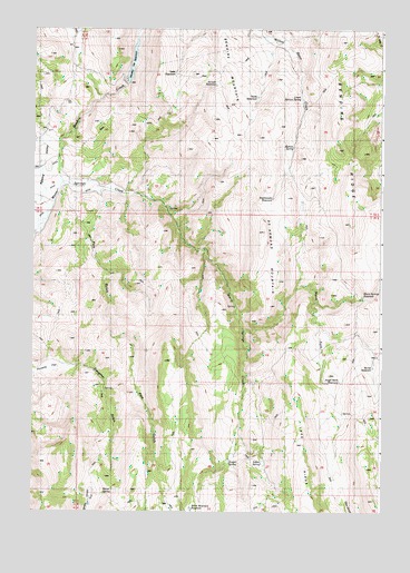 De Armond Mountain, OR USGS Topographic Map