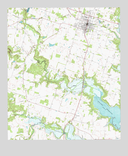 De Leon, TX USGS Topographic Map