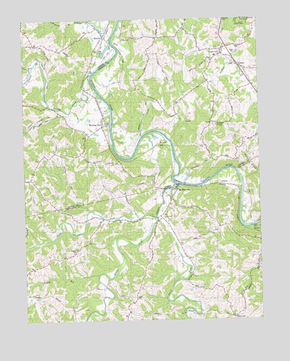De Mossville, KY USGS Topographic Map