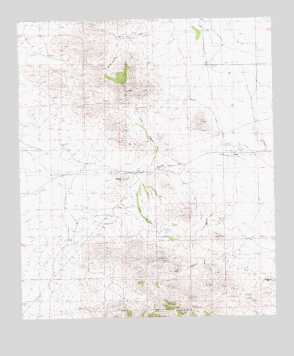 Antelope Pass, NM USGS Topographic Map