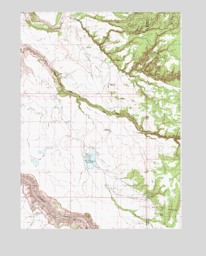 Deacon Crossing, OR USGS Topographic Map