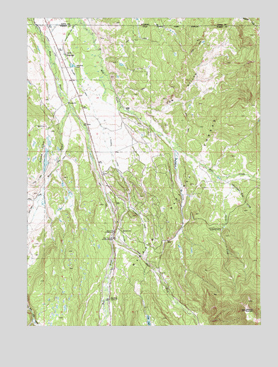 Deadman Mountain, UT USGS Topographic Map