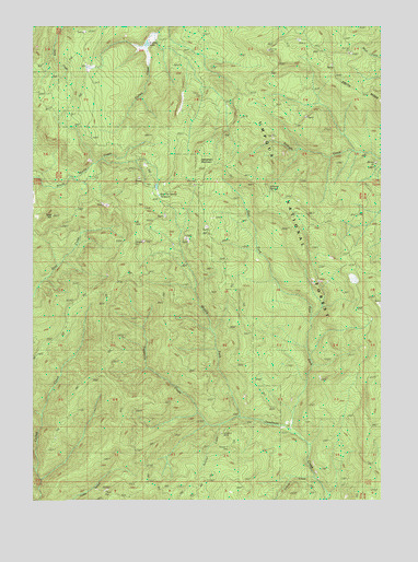 Deadman Mountain, OR USGS Topographic Map