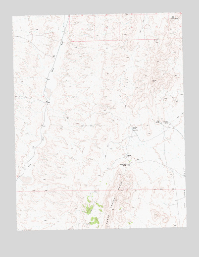 Deadman Spring, NV USGS Topographic Map