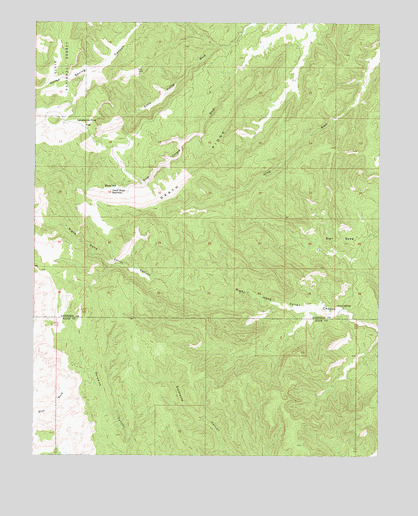 Death Ridge, UT USGS Topographic Map