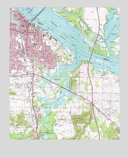 Decatur, AL USGS Topographic Map