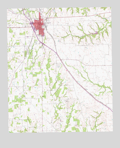 Decatur, TX USGS Topographic Map