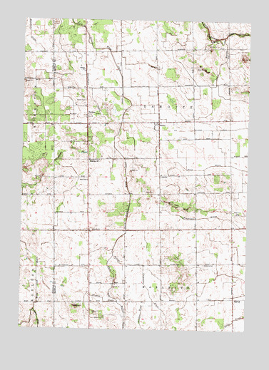 Decker, MI USGS Topographic Map