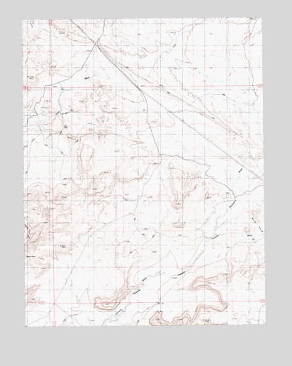 Dee Pass, UT USGS Topographic Map