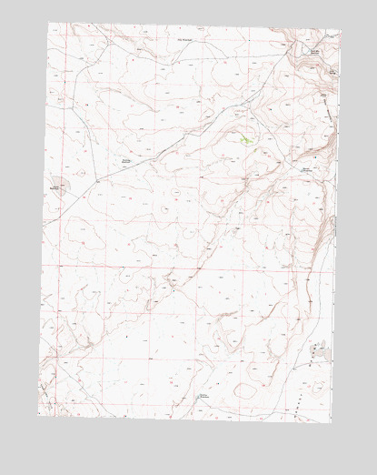 Acty Mountain, OR USGS Topographic Map
