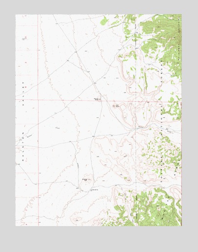 Antelope Spring, NV USGS Topographic Map