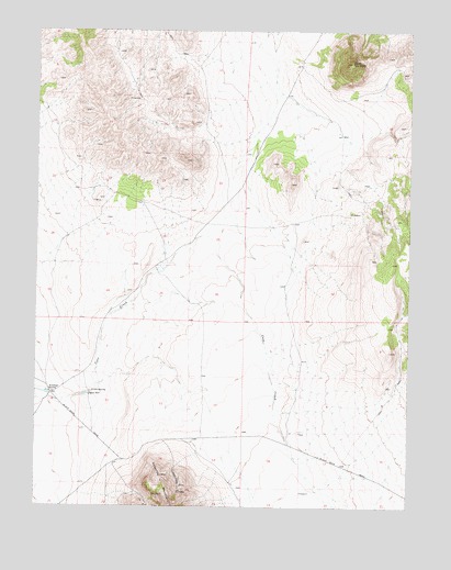 Antelope Spring, UT USGS Topographic Map