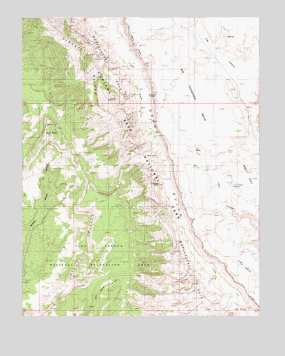Deer Point, UT USGS Topographic Map