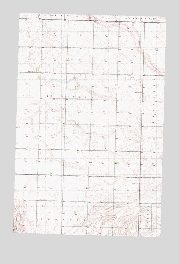 Deering SW, ND USGS Topographic Map