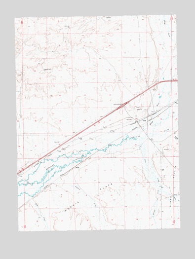 Deeth, NV USGS Topographic Map