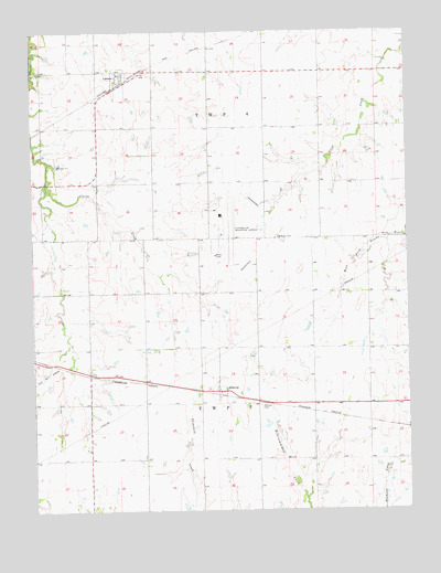 Delavan, KS USGS Topographic Map