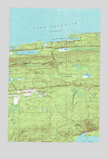 Delaware, MI USGS Topographic Map