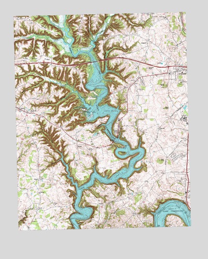 Delmer, KY USGS Topographic Map