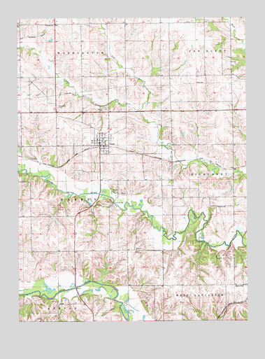 Delta, IA USGS Topographic Map