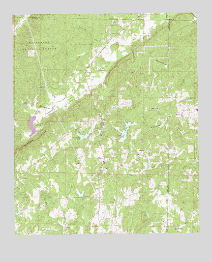 Delta, AL USGS Topographic Map