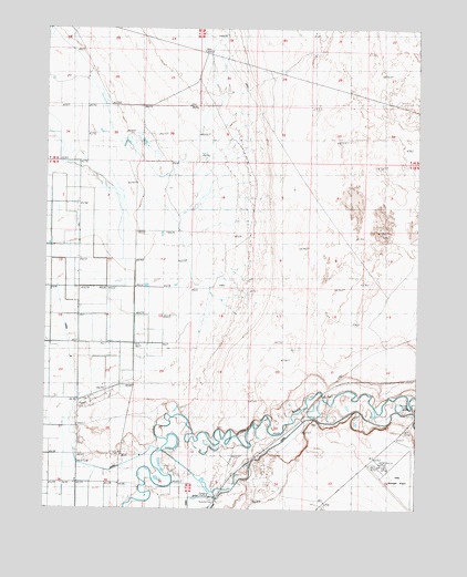 Delta NE, UT USGS Topographic Map