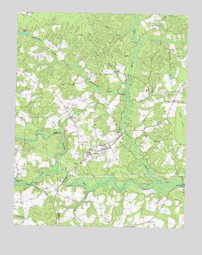 Dendron, VA USGS Topographic Map