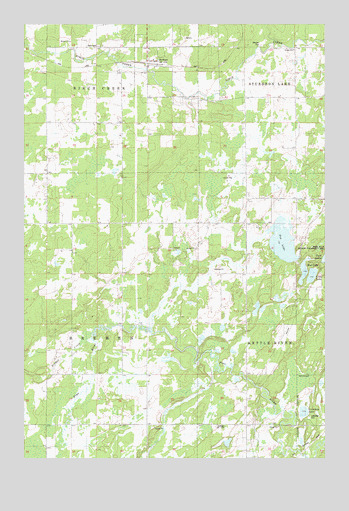 Denham, MN USGS Topographic Map