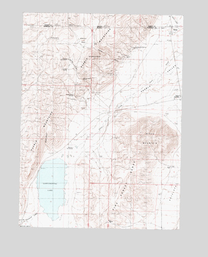 Denio, NV USGS Topographic Map