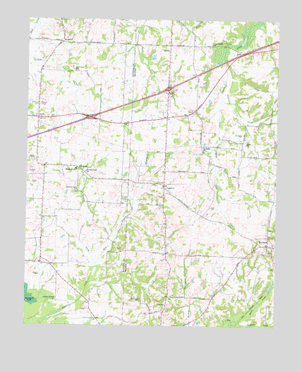 Denmark, TN USGS Topographic Map