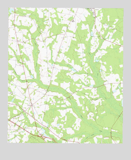 Denmark, GA USGS Topographic Map