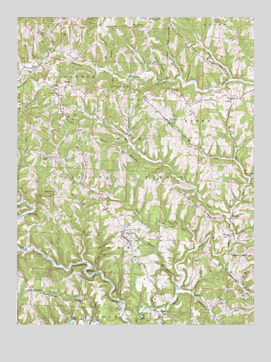 Antioch, OH USGS Topographic Map