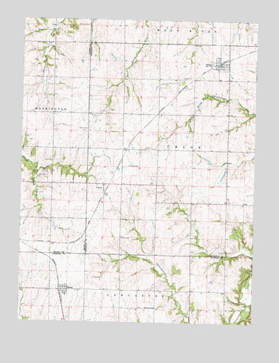 Denton, KS USGS Topographic Map