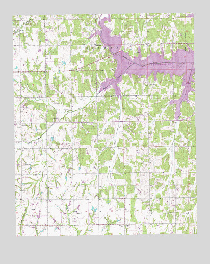 Denver, OK USGS Topographic Map