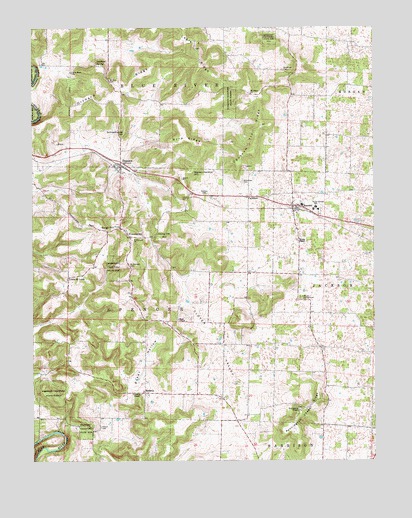 Depauw, IN USGS Topographic Map
