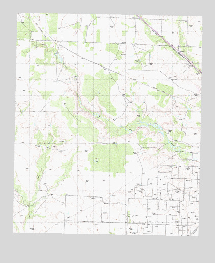 Dermott, TX USGS Topographic Map