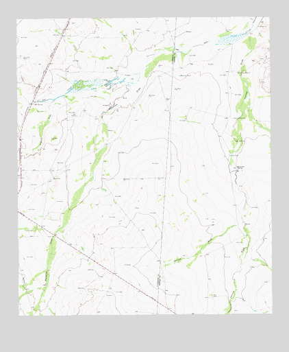 Derrick Draw, TX USGS Topographic Map