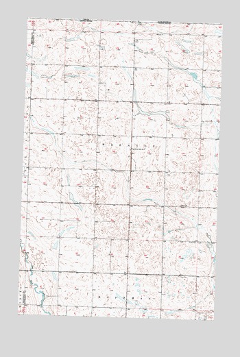 Antler NW, ND USGS Topographic Map