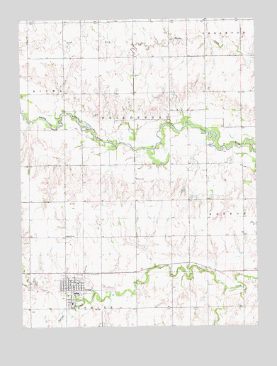 Deshler, NE USGS Topographic Map