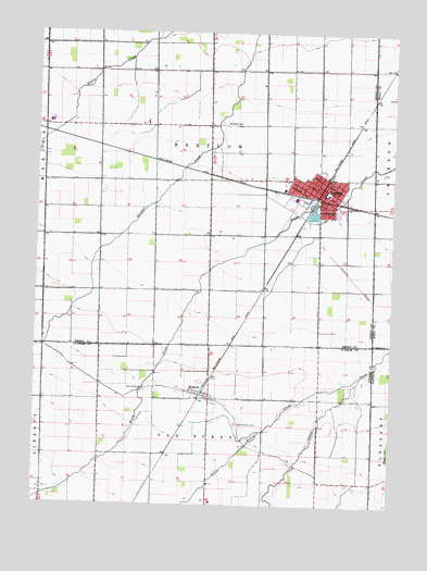 Deshler, OH USGS Topographic Map