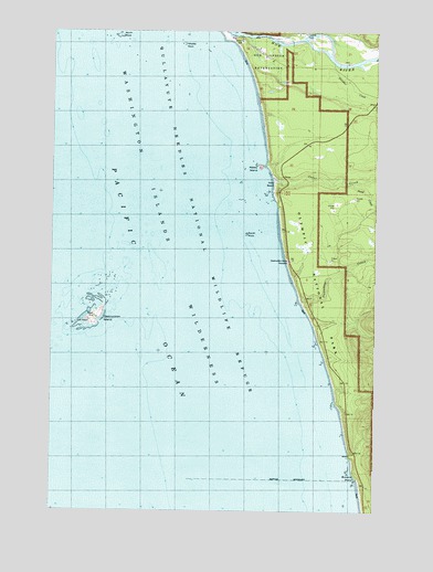 Destruction Island, WA USGS Topographic Map